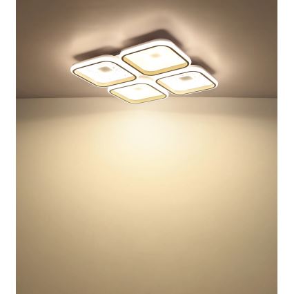 Globo - Dimbar LED-taklampa LED/55W/230V 2700-6000K 54x54 cm + fjärrkontroll