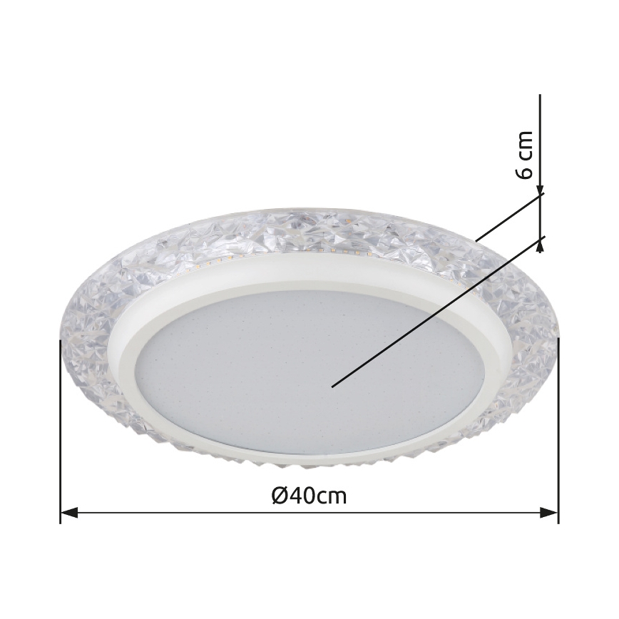 Globo - LED taklampa LED/22W/230V 3000K diameter 40 cm