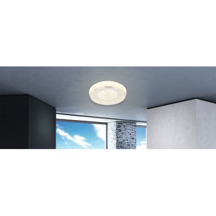 Globo 483110-18 - LED Dimbar Takbelysning MICKEY LED/18W/230V + Fjärrstyrd