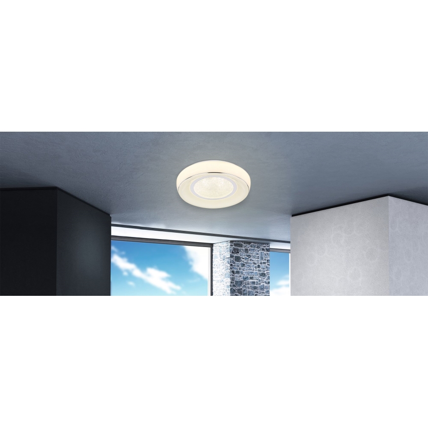 Globo 483110-18 - LED Dimbar Takbelysning MICKEY LED/18W/230V + Fjärrstyrd