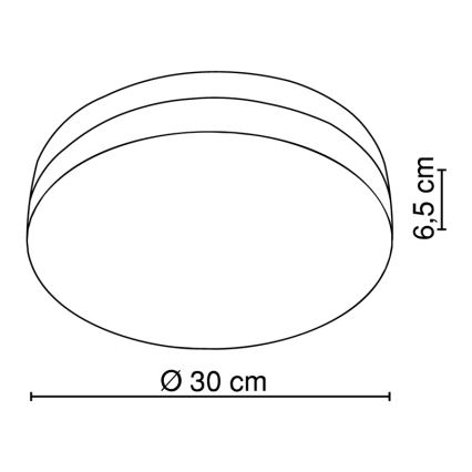Globo - Taklampa 3xE27/40W/230V
