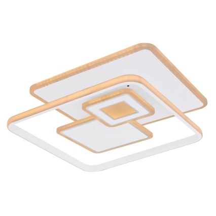 Globo - Dimmbar LED-taklampa LED/50W/230V 2700-6000K Wi-Fi Tuya 50,3x50,3 cm + fjärrkontroll