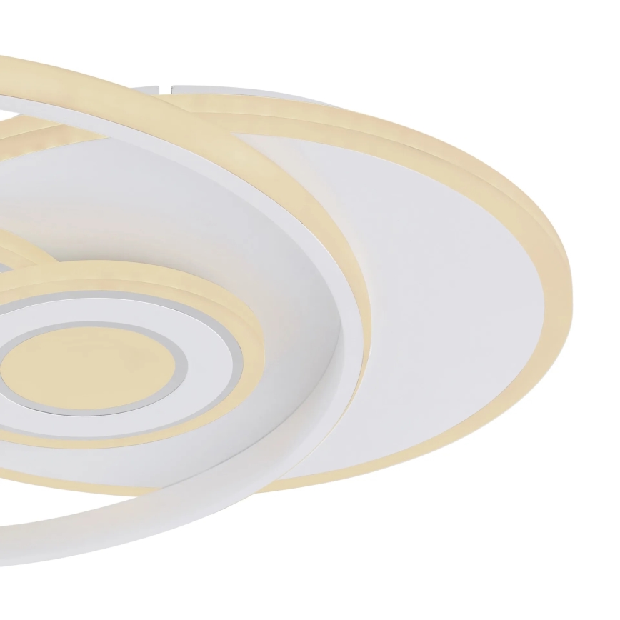 Globo - Dimbart LED-takarmatur, 50 W, 230 V, 2700–6000 K, Wi‑Fi Tuya, 46x54,5 cm + fjärrkontroll