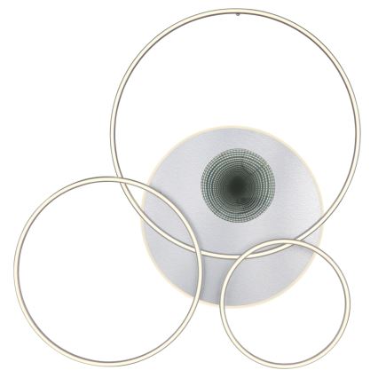 Globo - Dimmbar LED-taklampa LED/70W/230V 2700-6500K matt krom + fjärrkontroll