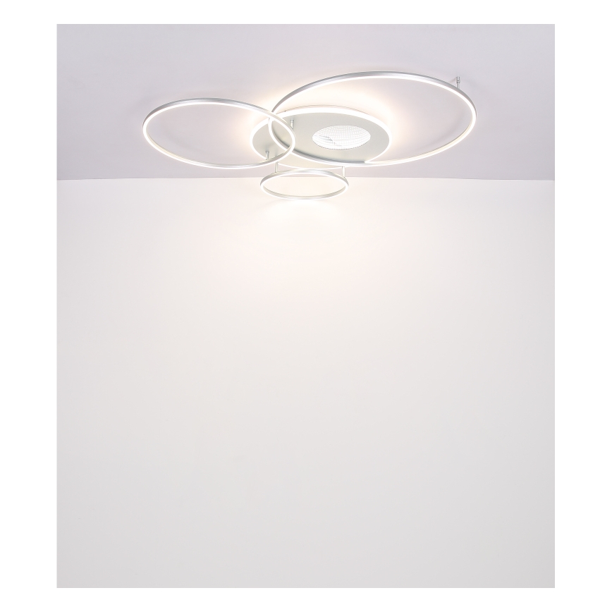 Globo - Dimmbar LED-taklampa LED/70W/230V 2700-6500K matt krom + fjärrkontroll