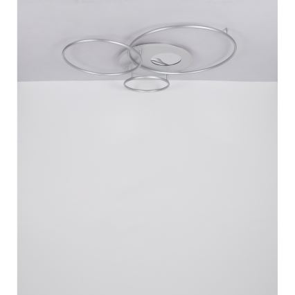 Globo - Dimmbar LED-taklampa LED/70W/230V 2700-6500K matt krom + fjärrkontroll