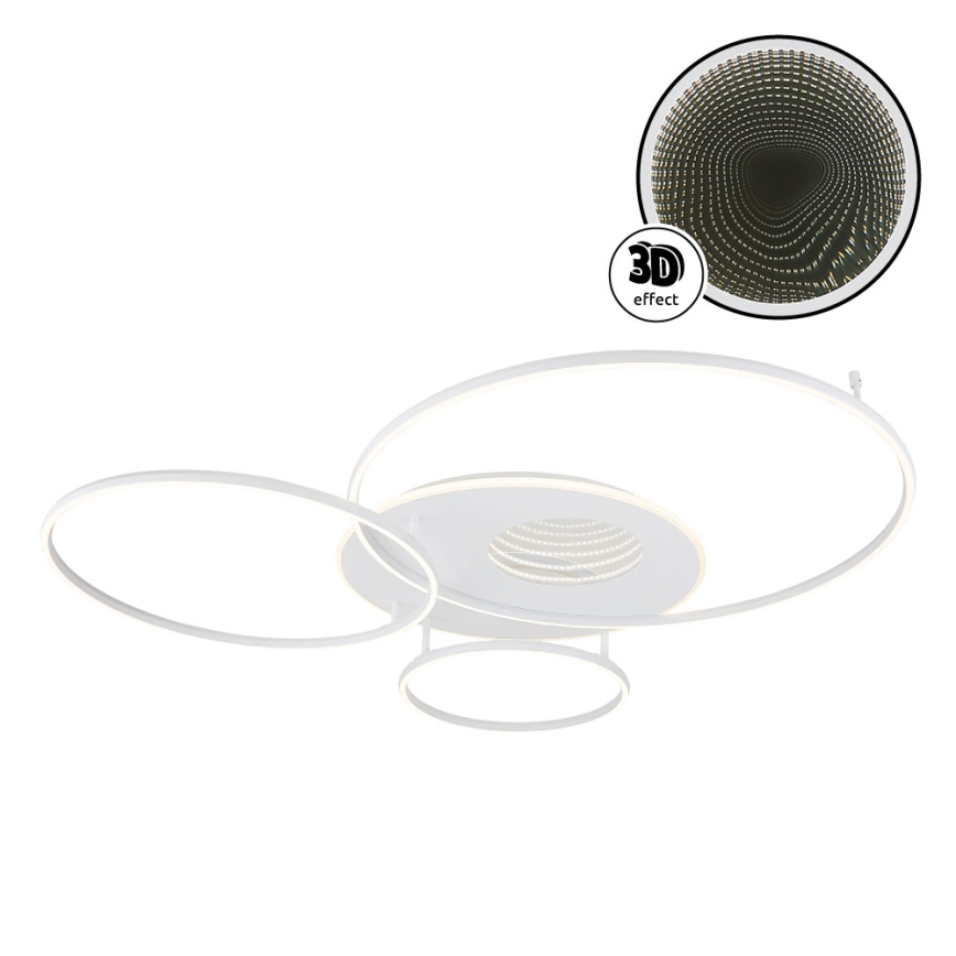 Globo - Dimbart LED-taklampa LED/70W/230V 2700-6500K 105x26,5 cm vit + fjärrkontroll