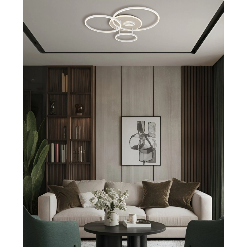 Globo - Dimbart LED-takarmatur LED/40W/230V 2700-6500K 70x80,7 cm + fjärrkontroll