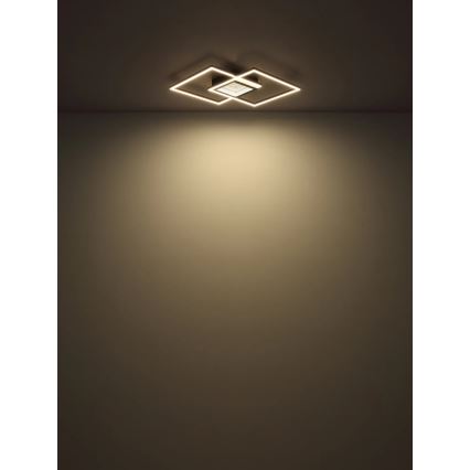 Globo - LED dimbar taklampa LED/32W/230V 2700-6500K 42,6x42,6 cm svart + fjärrkontroll