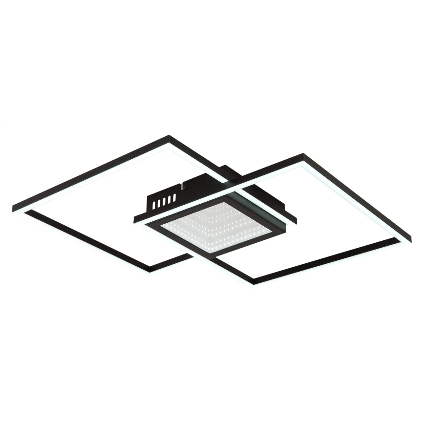 Globo - LED dimbar taklampa LED/32W/230V 2700-6500K 42,6x42,6 cm svart + fjärrkontroll