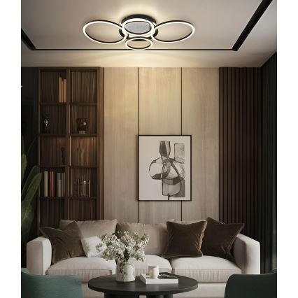 Globo - LED taklampa LED/40W/230V 4000K 72x52 cm svart
