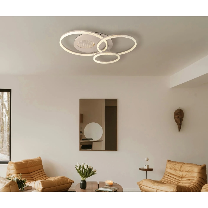 Globo - LED-taklampa LED/40W/230V 3000K 78x60 cm beige