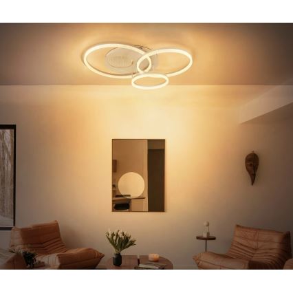 Globo - LED-taklampa LED/40W/230V 3000K 78x60 cm beige