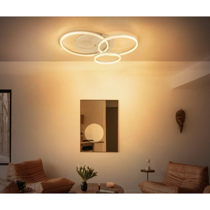 Globo - LED-taklampa LED/40W/230V 3000K 78x60 cm beige