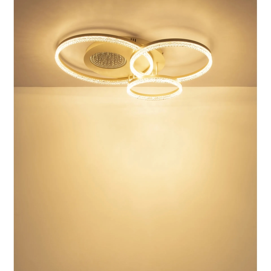 Globo - LED-taklampa LED/40W/230V 3000K 78x60 cm beige