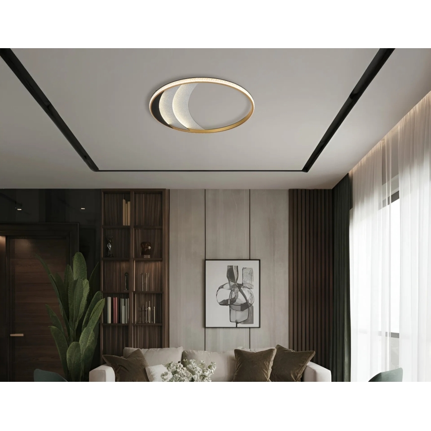 Globo - LED-taklampa LED/40W/230V 3000/4000/6000K Ø 52 cm guld