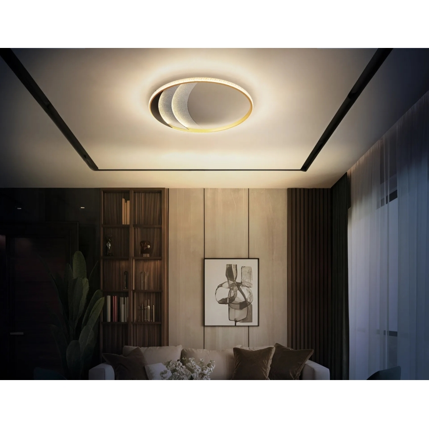 Globo - LED-taklampa LED/40W/230V 3000/4000/6000K Ø 52 cm guld