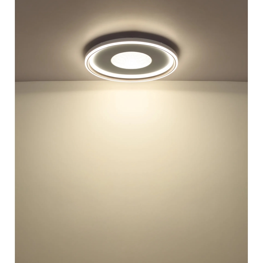 Globo - Dimbar LED-taklampa LED/60W/230V 2700-6000K Ø 59 cm beige + fjärrkontroll