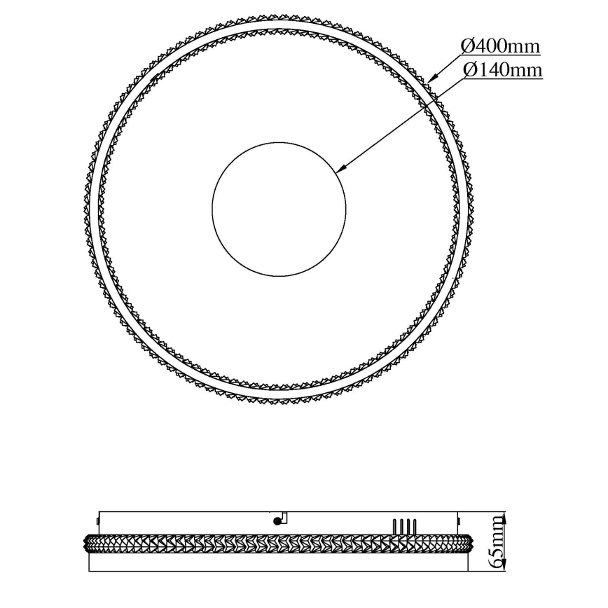 Globo - LED dimbar taklampa LED/30W/230V 2700-6500K Ø 41 cm + fjärrkontroll