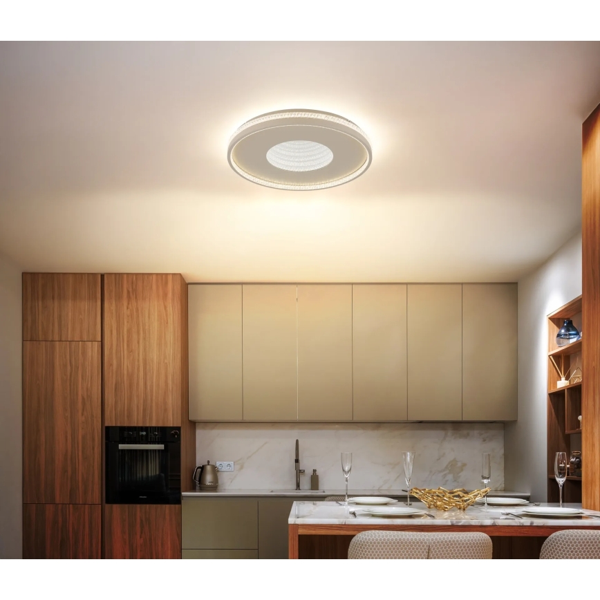 Globo - Dimbar LED-taklampa LED/40W/230V 2700-6500K Ø 50,5 cm + fjärrkontroll