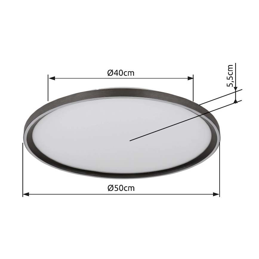 Globo - LED Dimbar taklampa LED/48W/230V diameter 50 cm 2700-6000K + fjärrkontroll