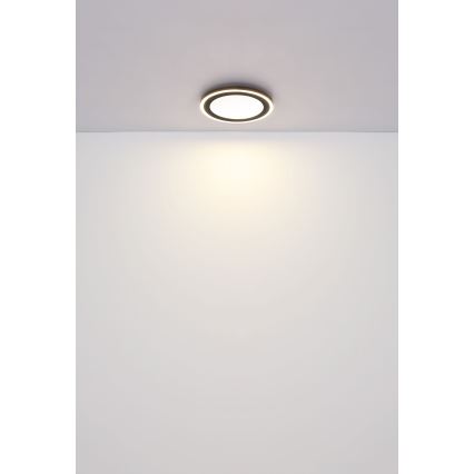 Globo - LED taklampa LED/24W/230V 4000K diameter 34 cm svart