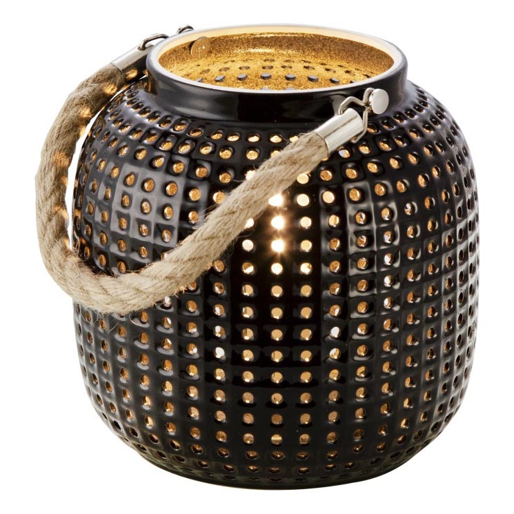 Globo 50770108 - Dekorativ bordslampa BOLA 1xE14/40W/230V svart