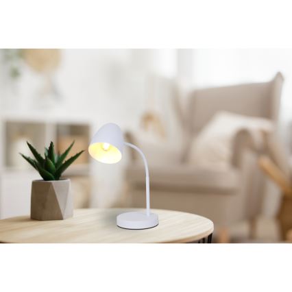 Globo - Bordslampa 1xE14/25W/230V vit