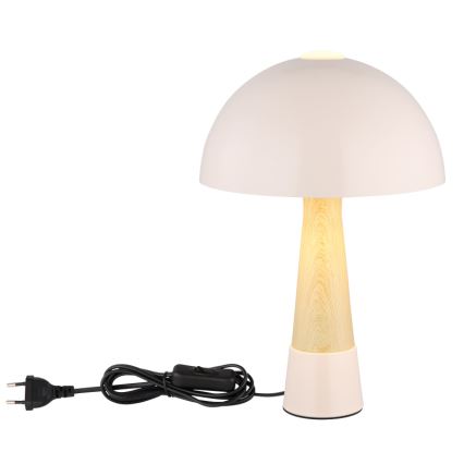 Globo - Bordslampa 1xE27ILLU/40W/230V beige