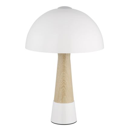 Globo - Bordslampa 1xE27ILLU/40W/230V vit