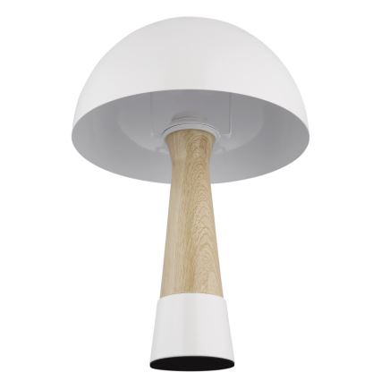 Globo - Bordslampa 1xE27ILLU/40W/230V vit