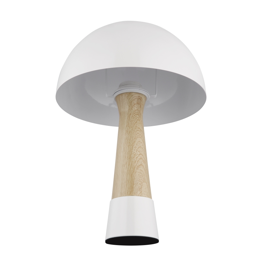 Globo - Bordslampa 1xE27ILLU/40W/230V vit