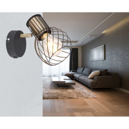 Globo 54013-1 - Väggspotlight ARGUSTO 1xE27/40W/230V