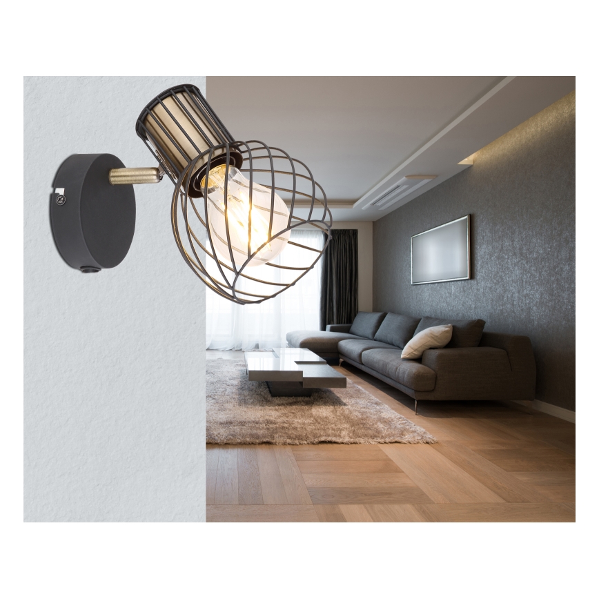 Globo 54013-1 - Väggspotlight ARGUSTO 1xE27/40W/230V