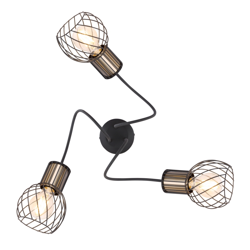 Globo 54013-3 - Ljuskrona ARGUSTO 3xE27/40W/230V