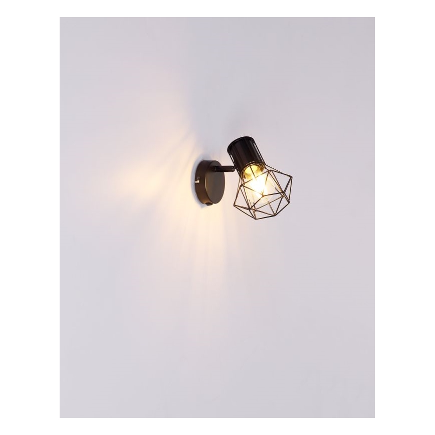 Globo 54017-1 - Väggspotlight PRISKA 1xE27/40W/230V