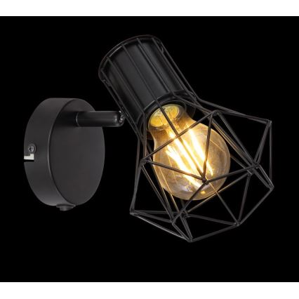 Globo 54017-1 - Väggspotlight PRISKA 1xE27/40W/230V