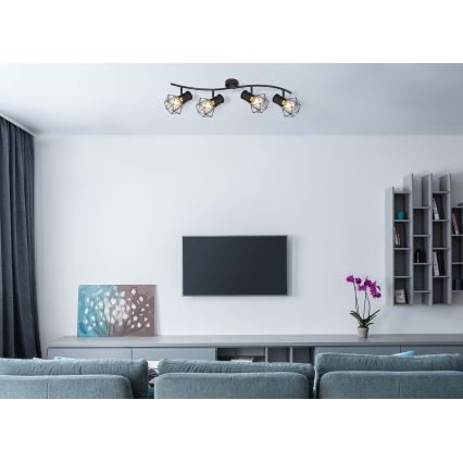 Globo 54017-4 - Spotlight PRISKA 4xE27/40W/230V