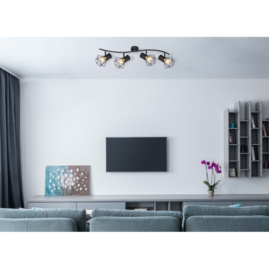 Globo 54017-4 - Spotlight PRISKA 4xE27/40W/230V