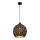 Globo 54029H - Ljuskrona med textilsladd JODIE 1xE27/60W/230V diameter 25 cm