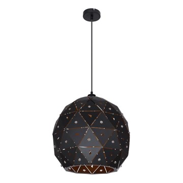 Globo 54029H1 - Ljuskrona med textilsladd JODIE 1xE27/60W/230V