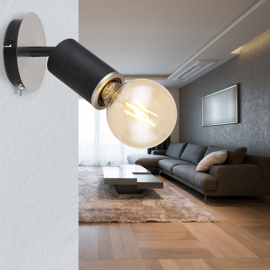 Globo - Väggmonterad spotlight 1xE27/60W/230V