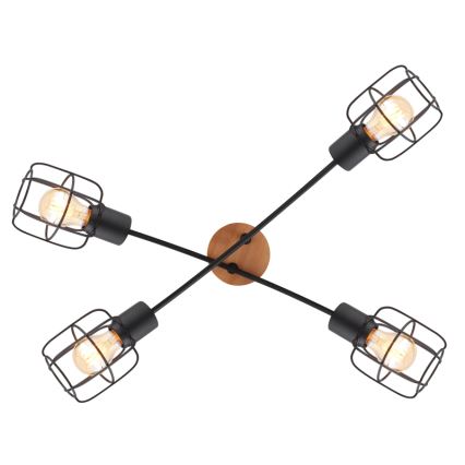 Globo - Ytmonterad taklampa 4xE27/40W/230V