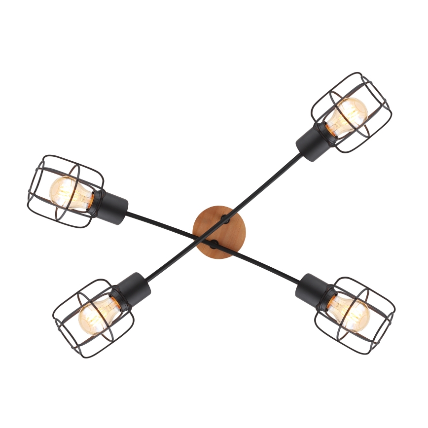 Globo - Ytmonterad taklampa 4xE27/40W/230V