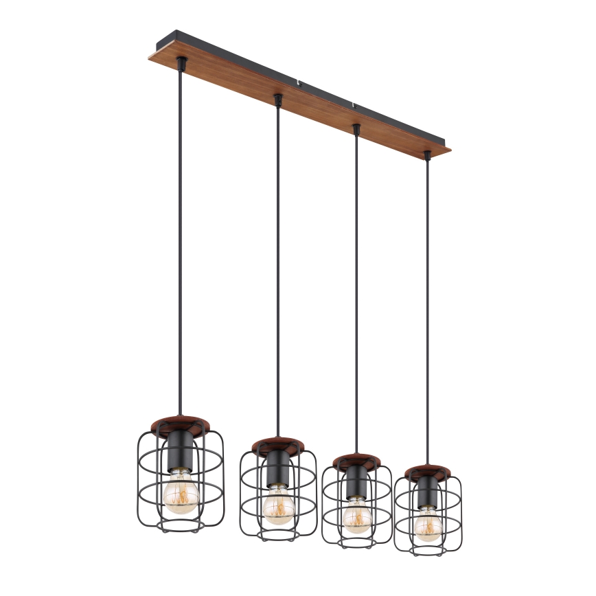 Globo - Hänglampa på vajer 4xE27/40W/230V