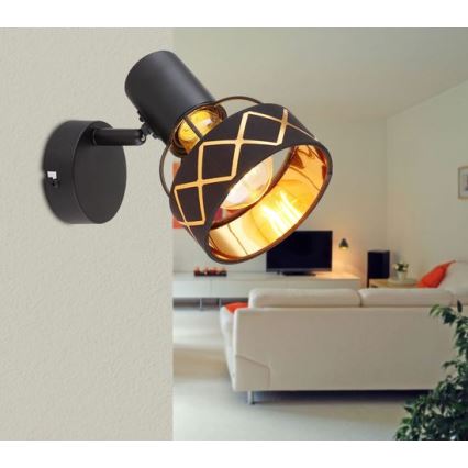 Globo 54040-1 - Väggspotlight BLANCA 1xE27/40W/230V