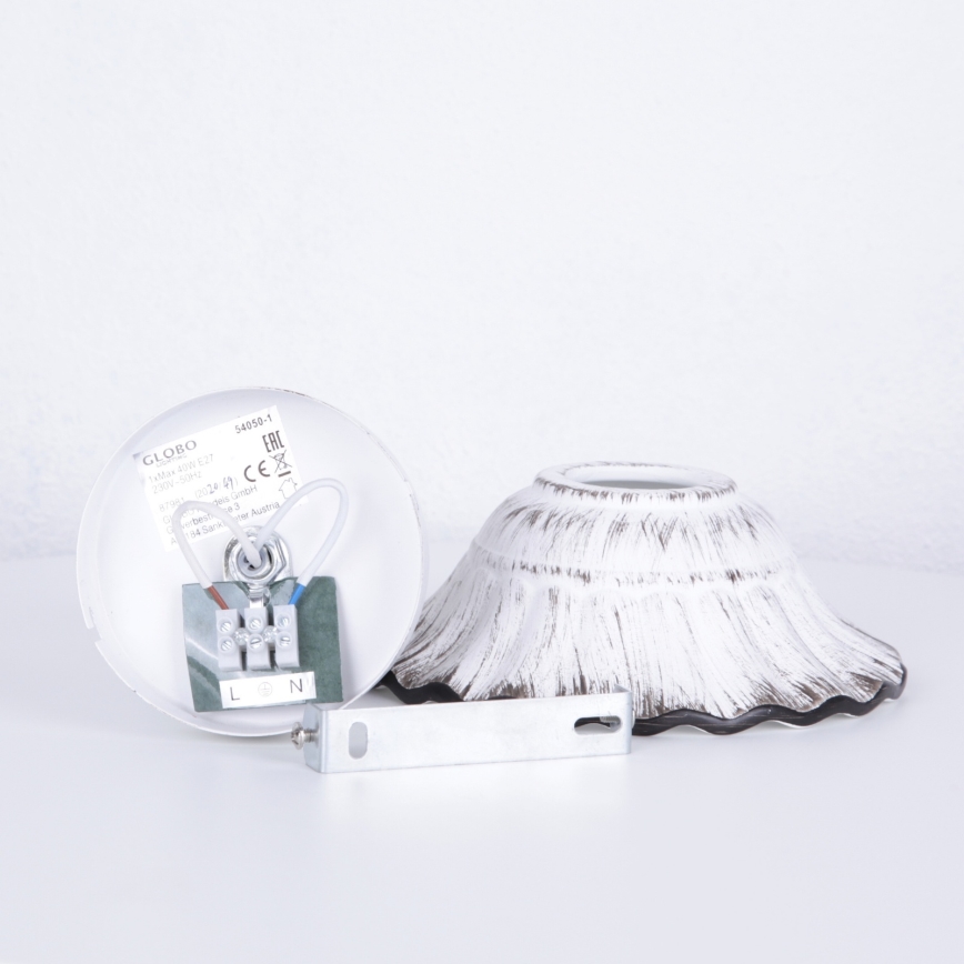 Globo 54050-1 - Väggspotlight JOWITA 1xE27/40W/230V