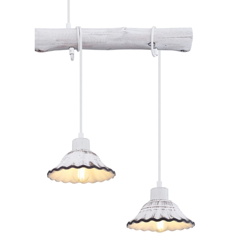 Globo 54050-4H - Ljuskrona med snöre JOWITA 4xE27/40W/230V