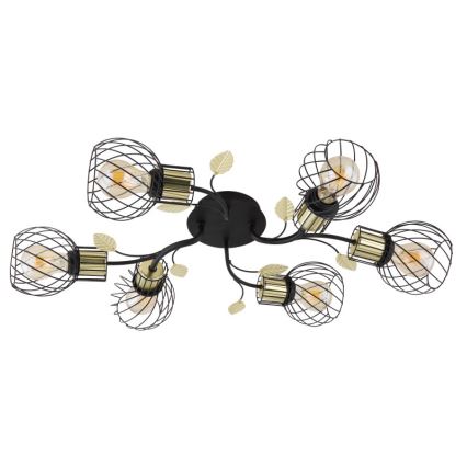 Globo - Fastsatt Ljuskrona  6xE27/40W/230V