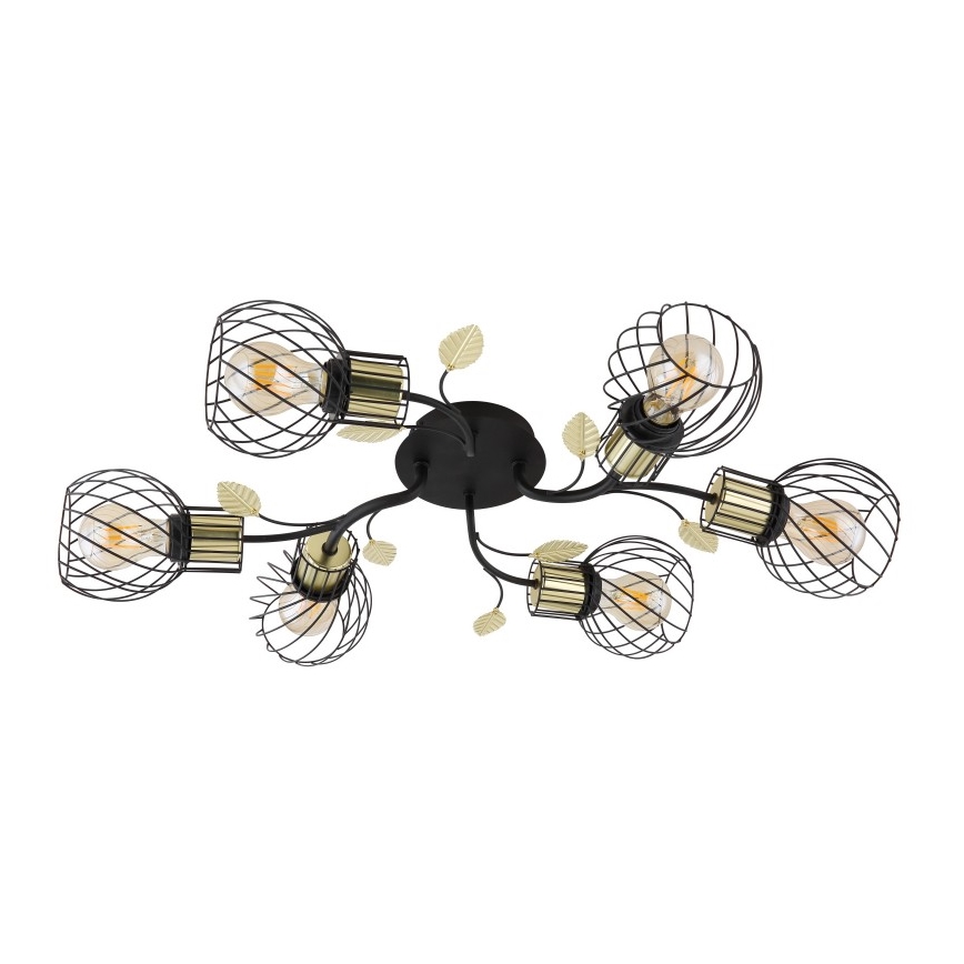 Globo - Fastsatt Ljuskrona  6xE27/40W/230V